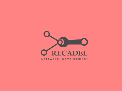 Recadel; Software Development Company branding design flat logo logodesign minimalist minimalist logo modern modernlogo software development company software logo vector