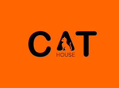 Cat House Logo Design cat house logo cat house logo cat logo design illustration illustrator logo logo design logodesign logos modern modern logo vector