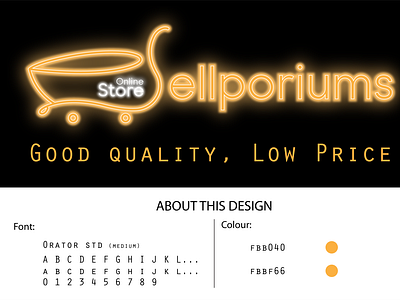 Sellporiums Logo Design branding design logo logo design logodesign logos modern modern logo neon logo neon sign sellporiums logo shining logo store logo
