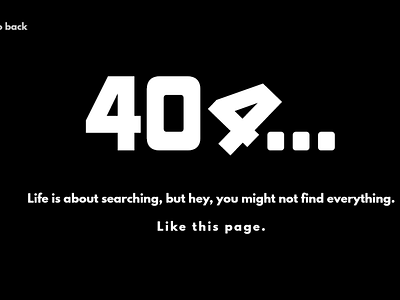 404 Error page design illustration ui web