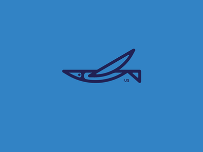 BBO Mark I brand development flying fish identity logo mark