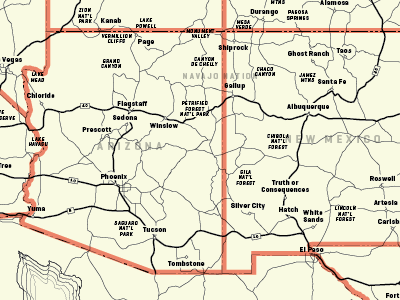 Wildsam Road Trip Series - Map cartography illustration map road trip southwest