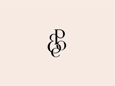 Poste & Co Monogram brand development logo mark monogram