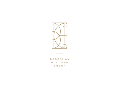 Grossman brand development design identity monogram