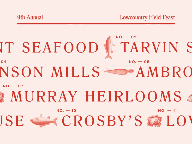 Field Feast Menu Design