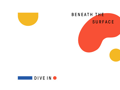 Beneath the Surface photography shapes sub graphic tagline