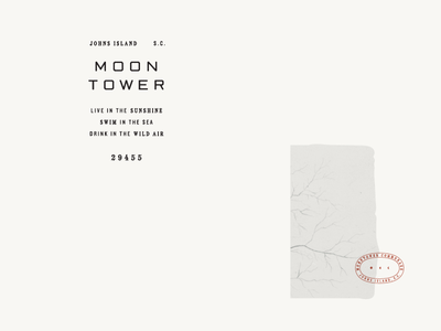 Drink the Wild Air brand development moon stamp typography