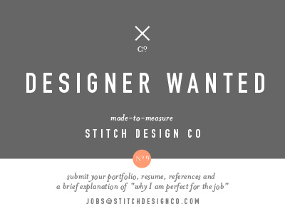 Designer Wanted