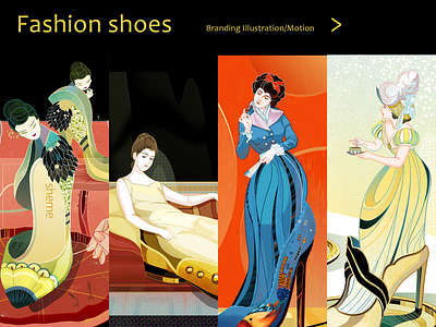 Fashion shoes Illsutration