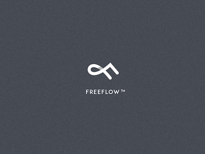 Freeflow f flow logo logotype minimal minimalistic vector