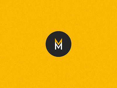 Melting Moments Logo flat logo logotype m vector