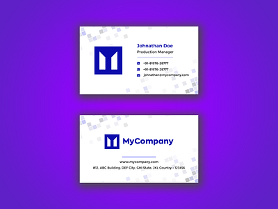 Minimal Design Business Card that puts Content First