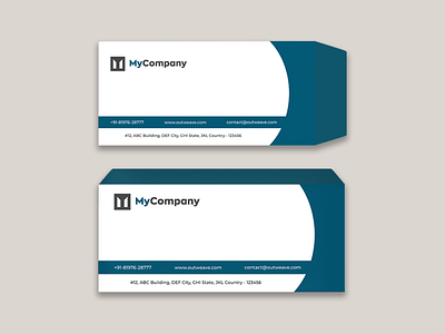 General Purpose Envelope Design for your Company branding design graphic design