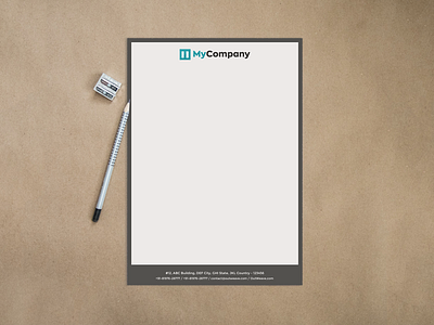 No-nonsense Letterhead Design for your Company branding design graphic design minimal