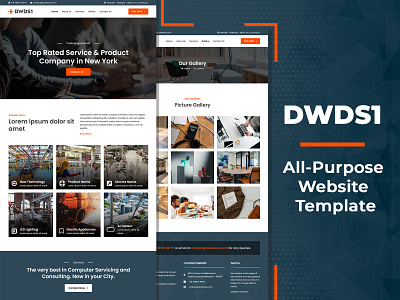 Website Design for a General Purpose Website branding design graphic design ui
