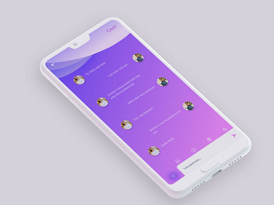 chat app illustration ui