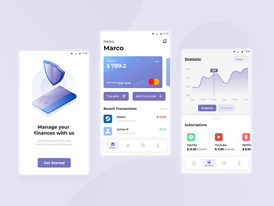 Finance App Concept