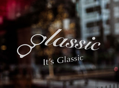 Glassic: It’s Glassic branding design glassic mrsindesign
