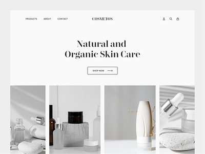 Skin Care Product (Ecommerce website) app design ecommerce ui ui design ux design web designn website