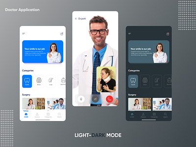 Doctor branding design icon mobile morph ui ux