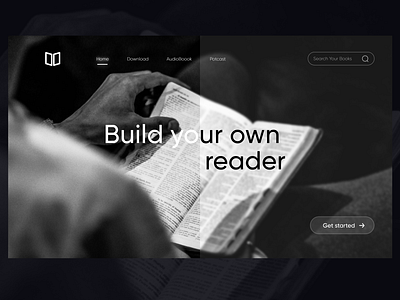 Book app book book cover books design flat logo start typography ui ux website