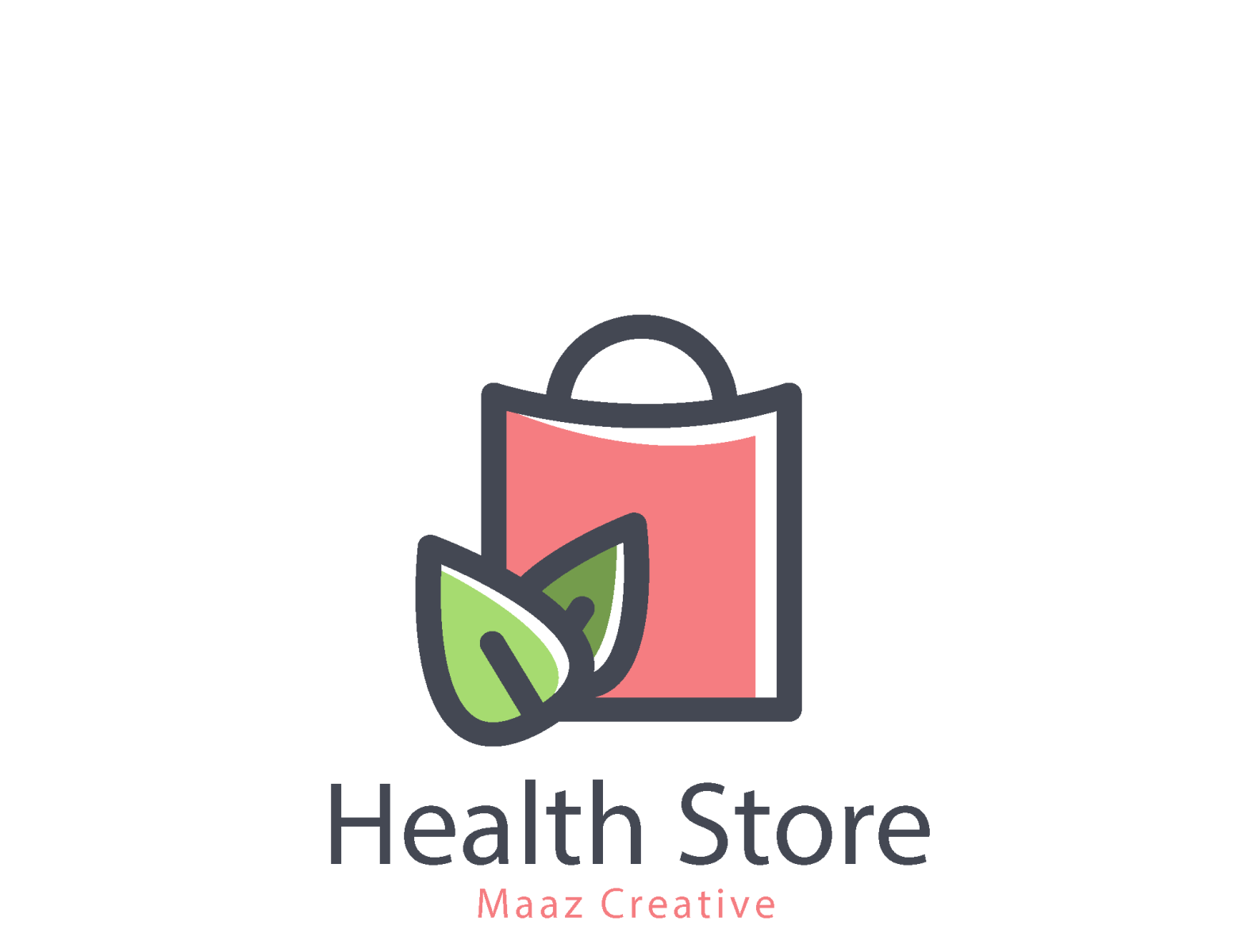 Dribbble Health Store Logo.png by Maaz Tahir