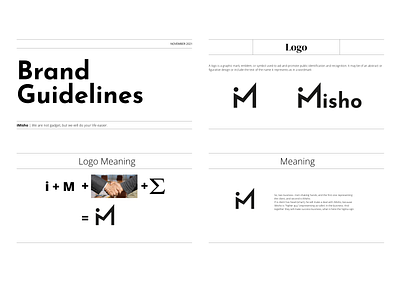 iMisho - Brand Guidelines