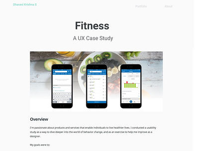 Fitness adobe xd case study illustration