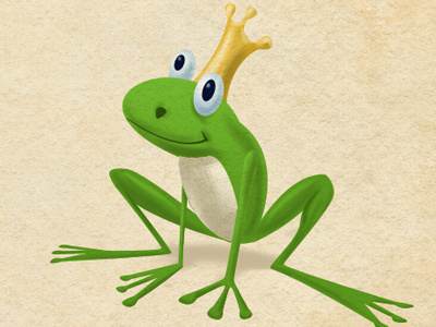 Chuckable Frog character game illustration