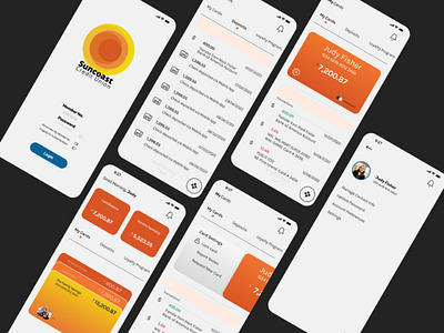 Suncoast Credit Union App redesign android app bank bank app fin app fintech ios iphone redesign suncoast ui ui design ux ux design