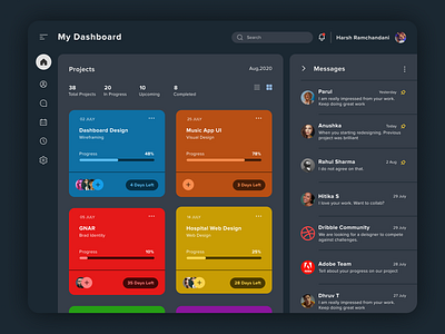 Dashboard Web UI Design app appdesign appuidesign dark mode dark ui design ui uidesign uitrends uiux ux webdesign webuiuxdesign