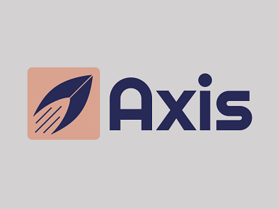 Axis app branding design flat icon illustrator logo