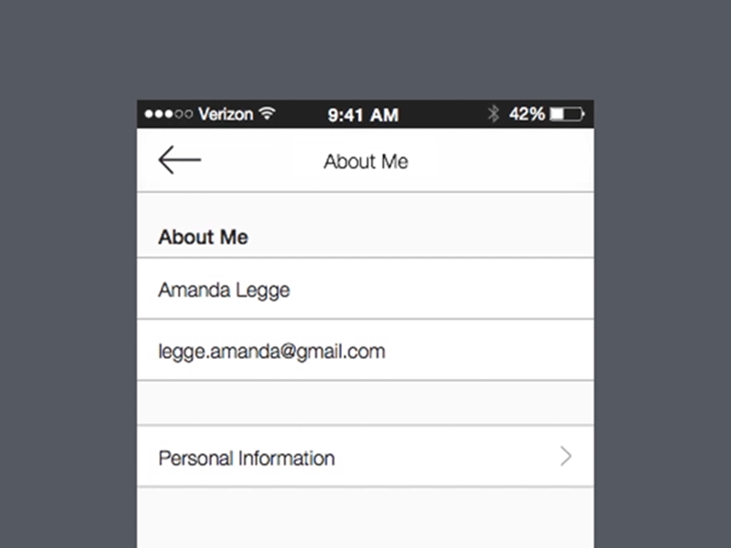 Personal Information Form animation birthday form gif keynote personal social security