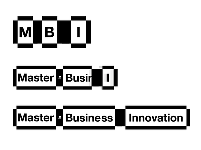 Master in Business Innovation - Bangkok helvetica logo minimal shadow square