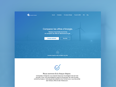 Landing Page - Energy