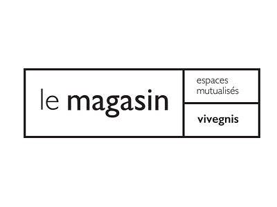 le magasin clean clear design graphic icon id logo simple ui ux