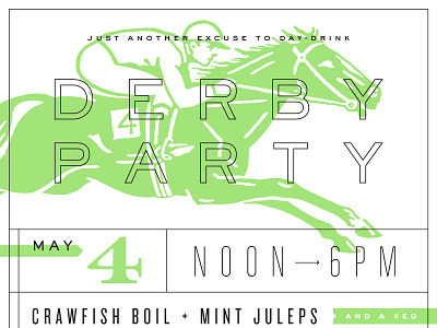 Derby Party day drinking rules derby kentucky derby