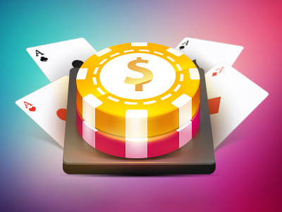 Poker Icon game glossy icon poker