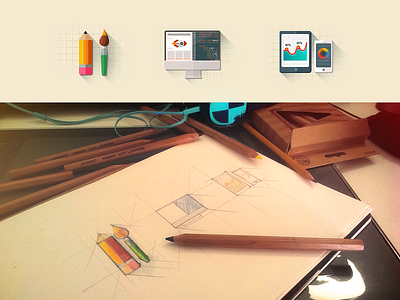 Icons for our new website chart coding diagram graph icons pencil rocket sketch ui