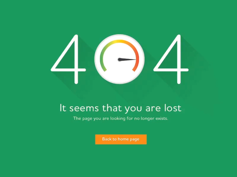 404 page animation