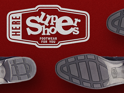 SuperShoes footwear letters shoes