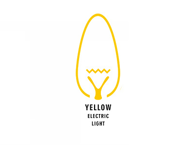Yellow electric light