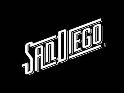 San Diego type diego san typography