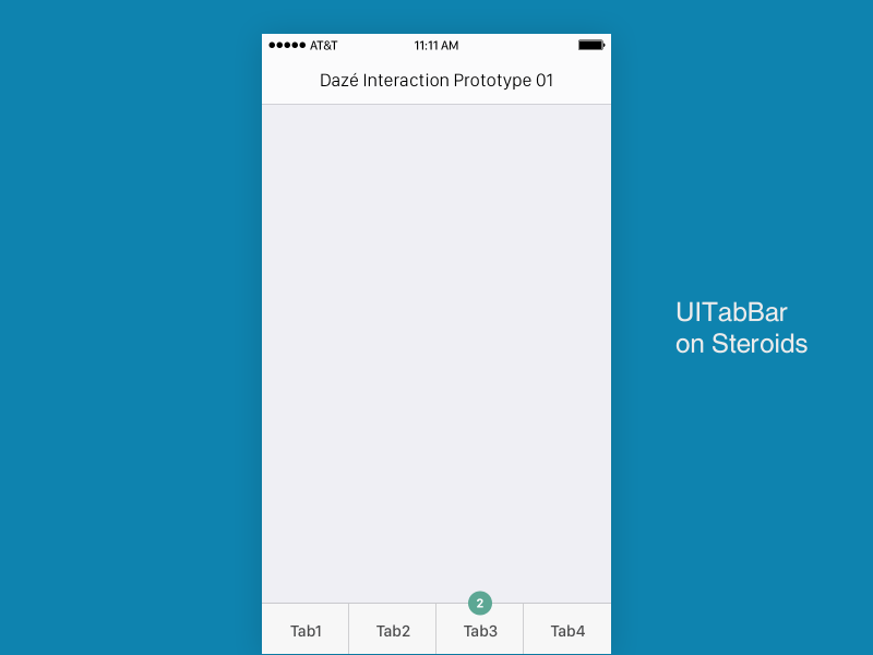 Interaction from a Dream I Had after effects apple interaction ios mobile prototype tab bar ui uitabbar ux