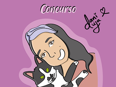 Ilustración retrato animation art branding design dibujo draw gato illustration illustrator iustracion type vector web