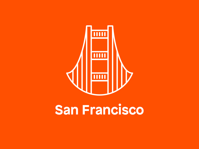 Icon for San Francisco by Maxime Amoudruz for Punch on Dribbble