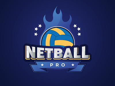 Netball logo Design 3d animation brand design branding branding. design graphic design illustration logo logo design motion graphics netball logo design ui vector