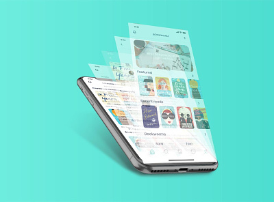 Bookworms - Reading APP app design ui