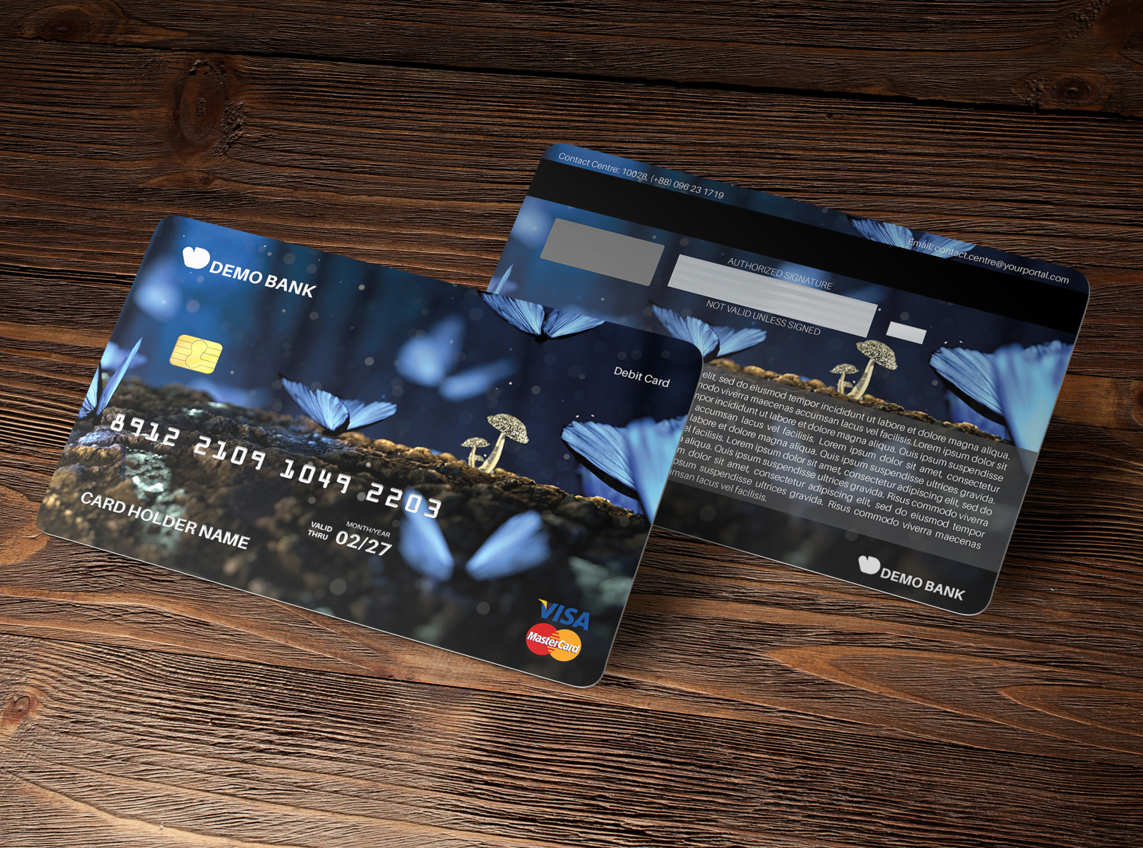 Unique Credit/Debit Card Design by Mazid Ul Hasan on Dribbble