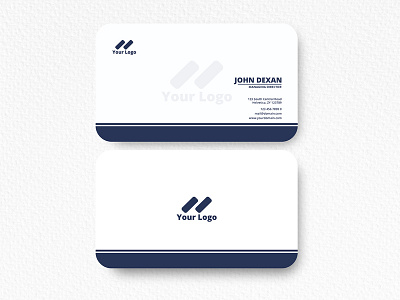 Business Card Templates blue brand branding business card clean corporate global modern name print print ready